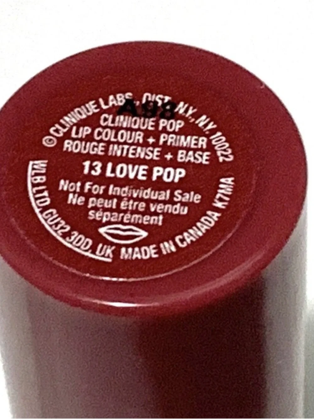 Clinique Love Pop Lipstick Travel Set Mascara Eye Cream Cosmetic Bag